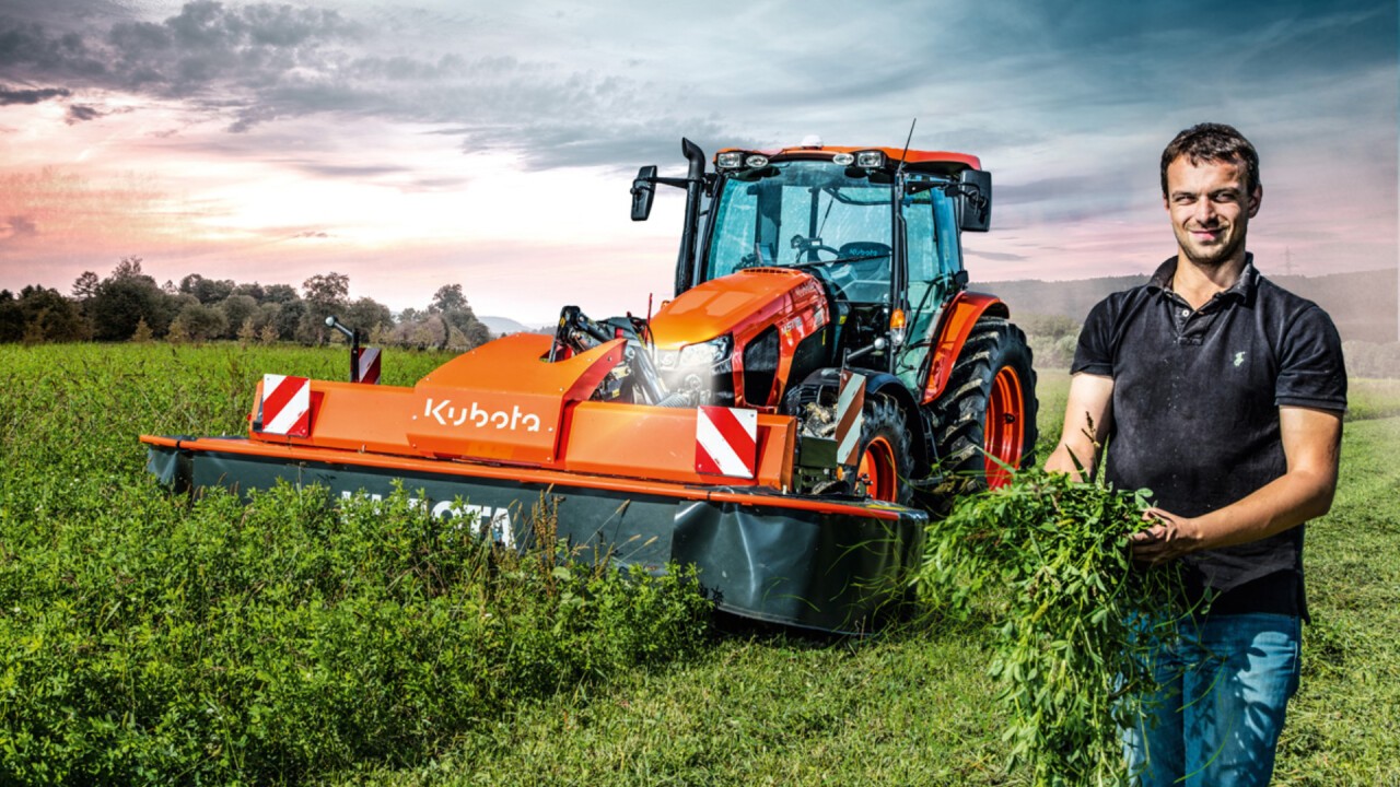 Der Kubota M5: Bodenschonend und vielseitig – ideal für nachhaltige Landwirtschaft.