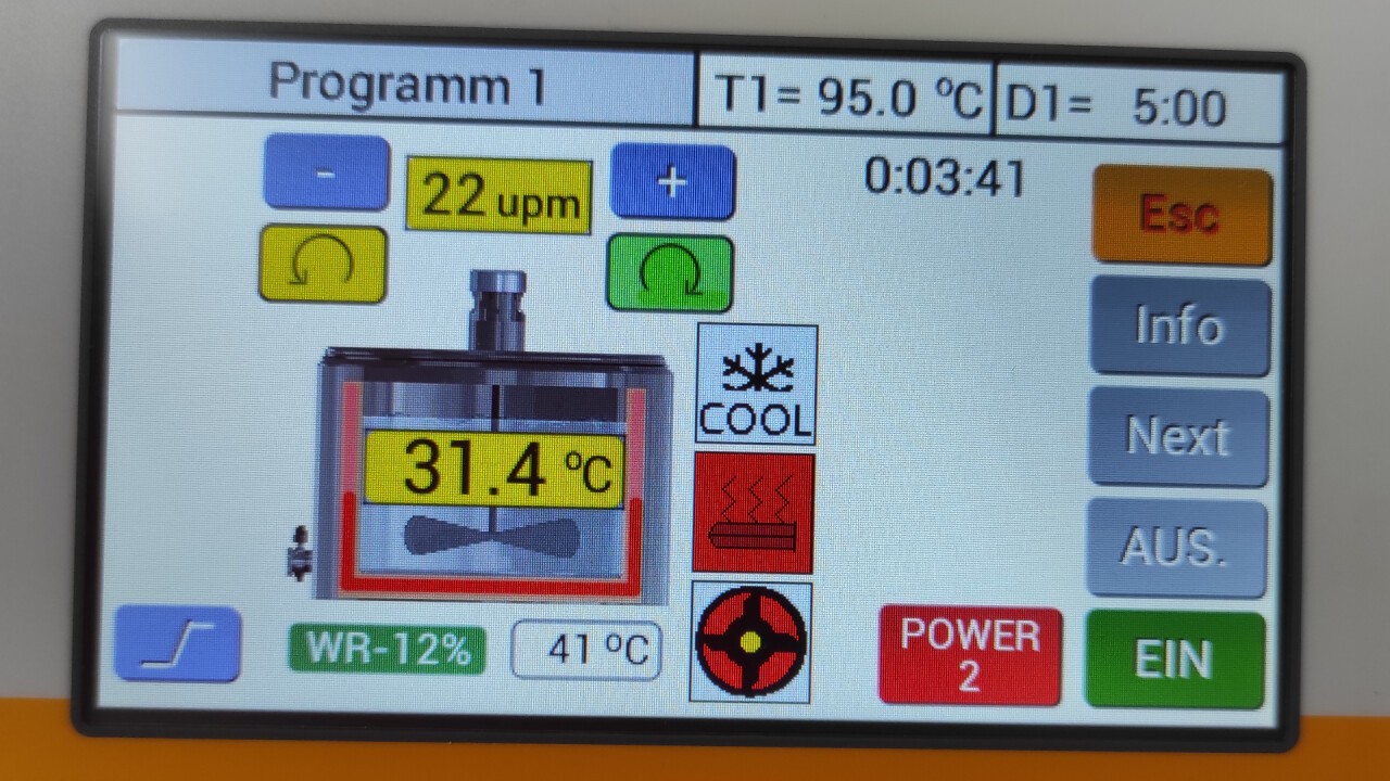 automatische Steuerung mit Touch-Bildschirm