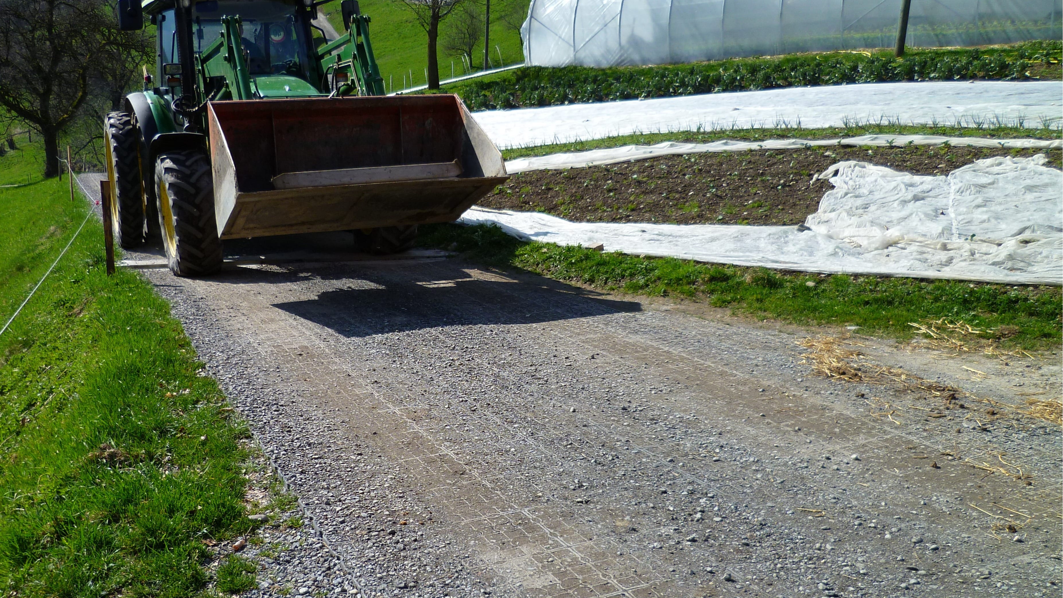 Ecoraster sorgt für belastbare Zufahrten